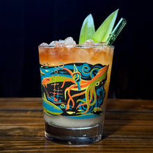 Load image into Gallery viewer, Jeff Granito&#39;s &#39;20,000 Fears Under The Sea&#39; Mai Tai Cocktail Glass (1) - Ready to Ship!
