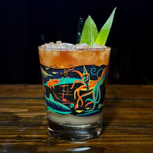 Load image into Gallery viewer, Jeff Granito&#39;s &#39;20,000 Fears Under The Sea&#39; Mai Tai Cocktail Glass (1) - Ready to Ship!

