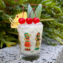Load image into Gallery viewer, Hula Dolls Mai Tai Cocktail Glass
