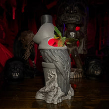 Load image into Gallery viewer, Jeff Granito&#39;s Feathered Fiend (Dead and Red) - Ceramic Tiki Mug - Limited Edition / Limited Time Pre-Order (FREE Shipping in U.S.)

