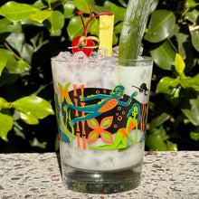 Load image into Gallery viewer, Jeff Granito's 'Creature Feature' Mai Tai Cocktail Glass - Rolling Pre-Order / Ready to Ship!
