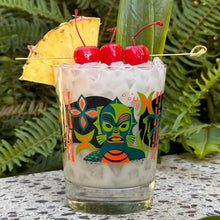 Load image into Gallery viewer, Jeff Granito's 'Creature Feature' Mai Tai Cocktail Glass - Rolling Pre-Order / Ready to Ship!
