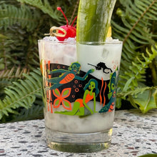 Load image into Gallery viewer, Jeff Granito's 'Creature Feature' Mai Tai Cocktail Glass - Rolling Pre-Order / Ready to Ship!
