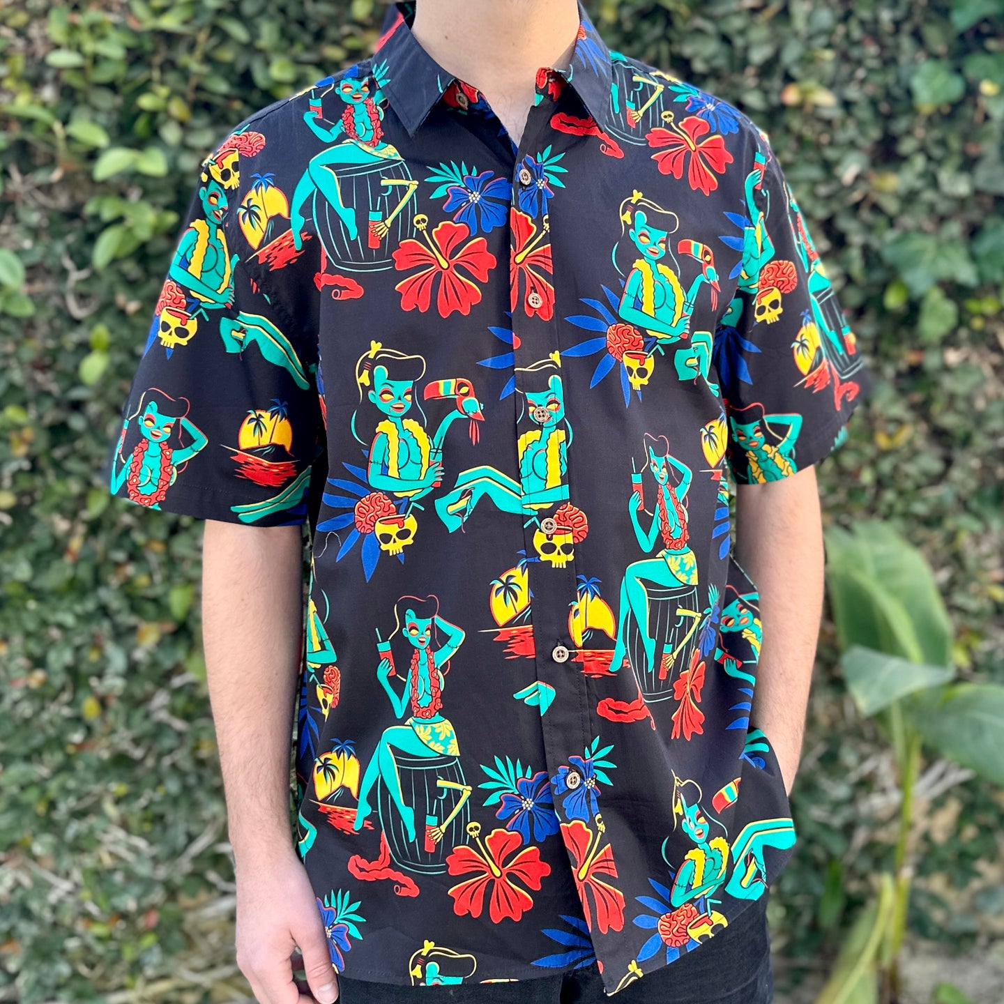 LAST CHANCE, 'Maneater' Modern Fit Button-Up Shirt - Unisex