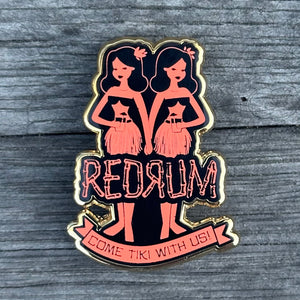 'Red Rum' Enamel Pin