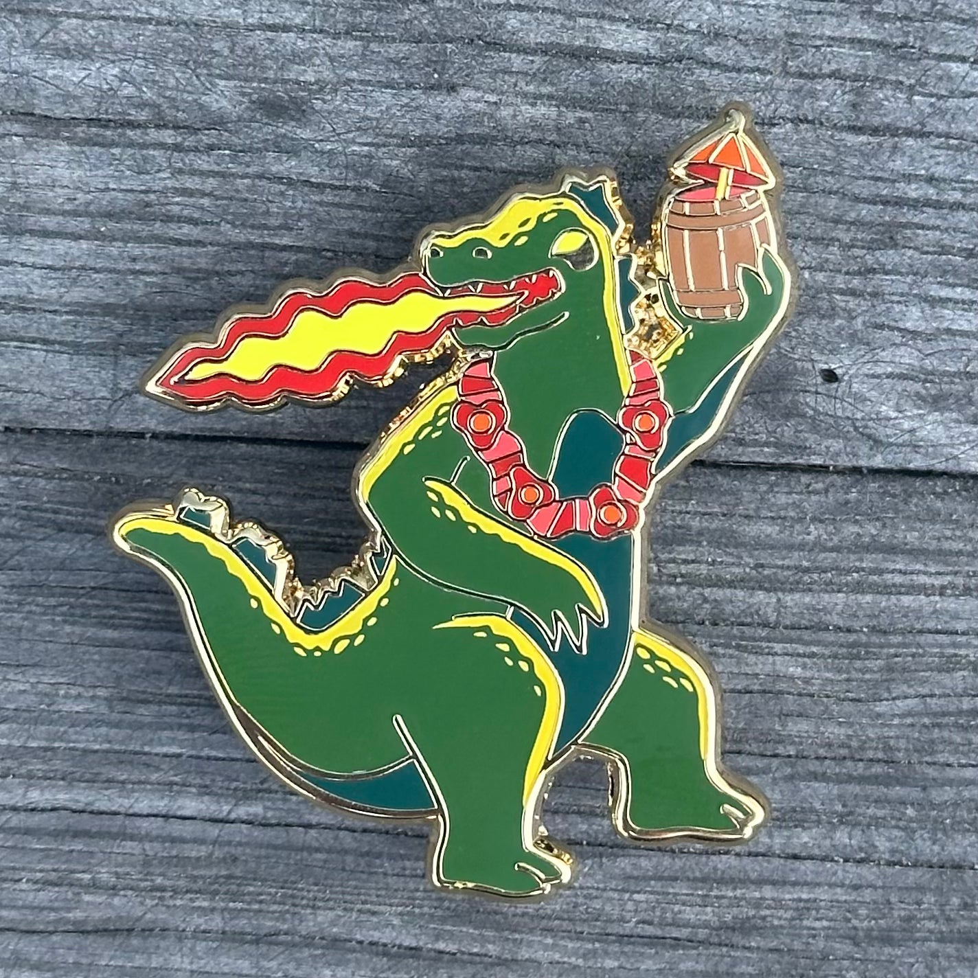 Jeff Granito's 'Rumzilla' Enamel Pin - Ready to Ship!