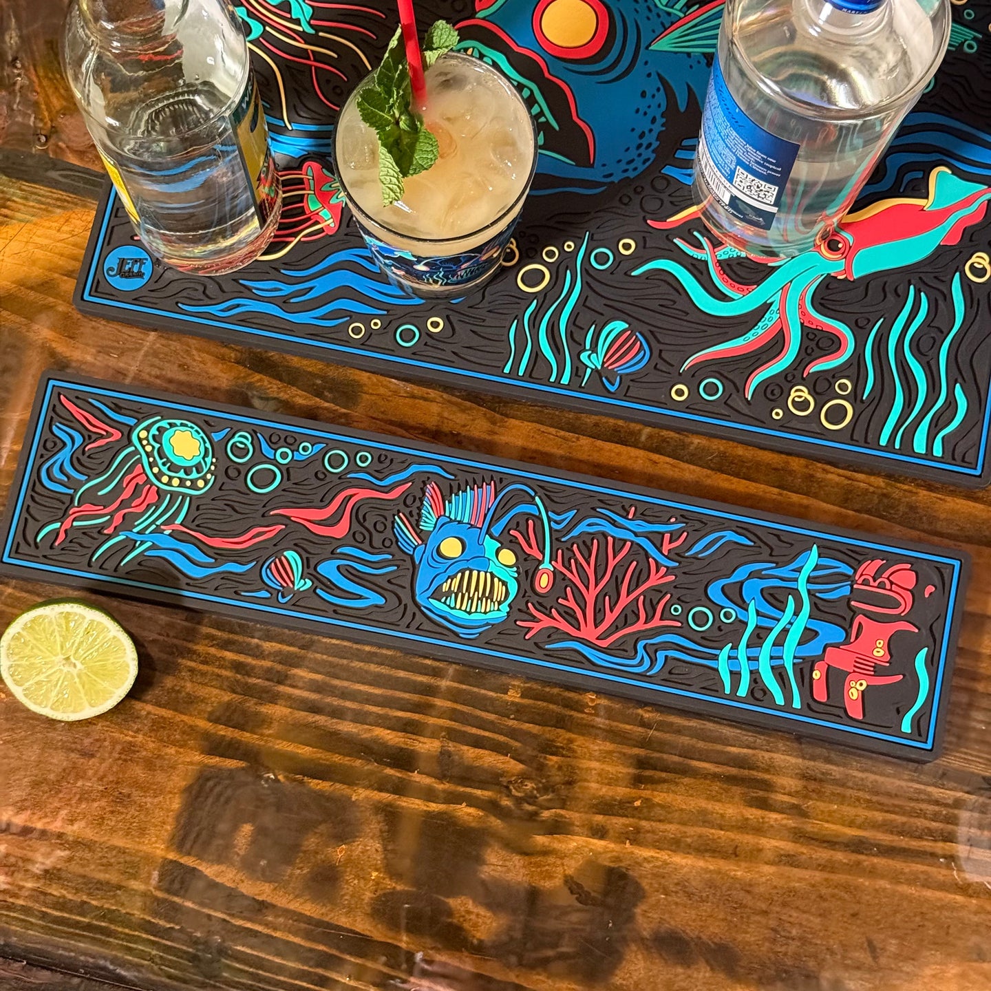 Jeff Granito's 'Dwellers of the Deep' Bar Rail (U.S. Shipping Included) - Ready to Ship! (FREE SHIPPING in U.S.