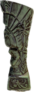 Journey to Hawaii Tiki Mug - Jungle Relic Green Limited Edition of 300, designed by Lost Tiki, Jeff Granito, Thor, and sculpted by Thor - Ready to Ship!