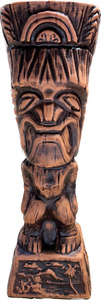 Journey to Hawaii Tiki Mug - Lava Orange Limited Edition of 300, designed by Lost Tiki, Jeff Granito, Thor, and sculpted by Thor - Ready to Ship!