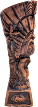 Load image into Gallery viewer, Journey to Hawaii Tiki Mug - Lava Orange Limited Edition of 300, designed by Lost Tiki, Jeff Granito, Thor, and sculpted by Thor - Ready to Ship!
