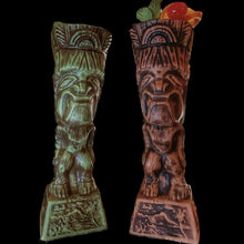 Load image into Gallery viewer, Journey to Hawaii Tiki Mug - Lava Orange Limited Edition of 300, designed by Lost Tiki, Jeff Granito, Thor, and sculpted by Thor - Ready to Ship!
