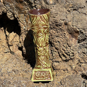 Journey to Hawaii Tiki Mug - Jungle Relic Green Limited Edition of 300, designed by Lost Tiki, Jeff Granito, Thor, and sculpted by Thor - Ready to Ship!