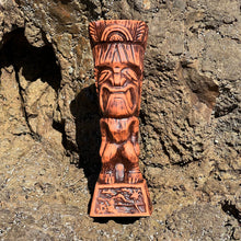 Load image into Gallery viewer, Journey to Hawaii Tiki Mug - Lava Orange Limited Edition of 300, designed by Lost Tiki, Jeff Granito, Thor, and sculpted by Thor - Ready to Ship!
