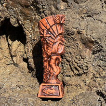 Load image into Gallery viewer, Journey to Hawaii Tiki Mug - Lava Orange Limited Edition of 300, designed by Lost Tiki, Jeff Granito, Thor, and sculpted by Thor - Ready to Ship!
