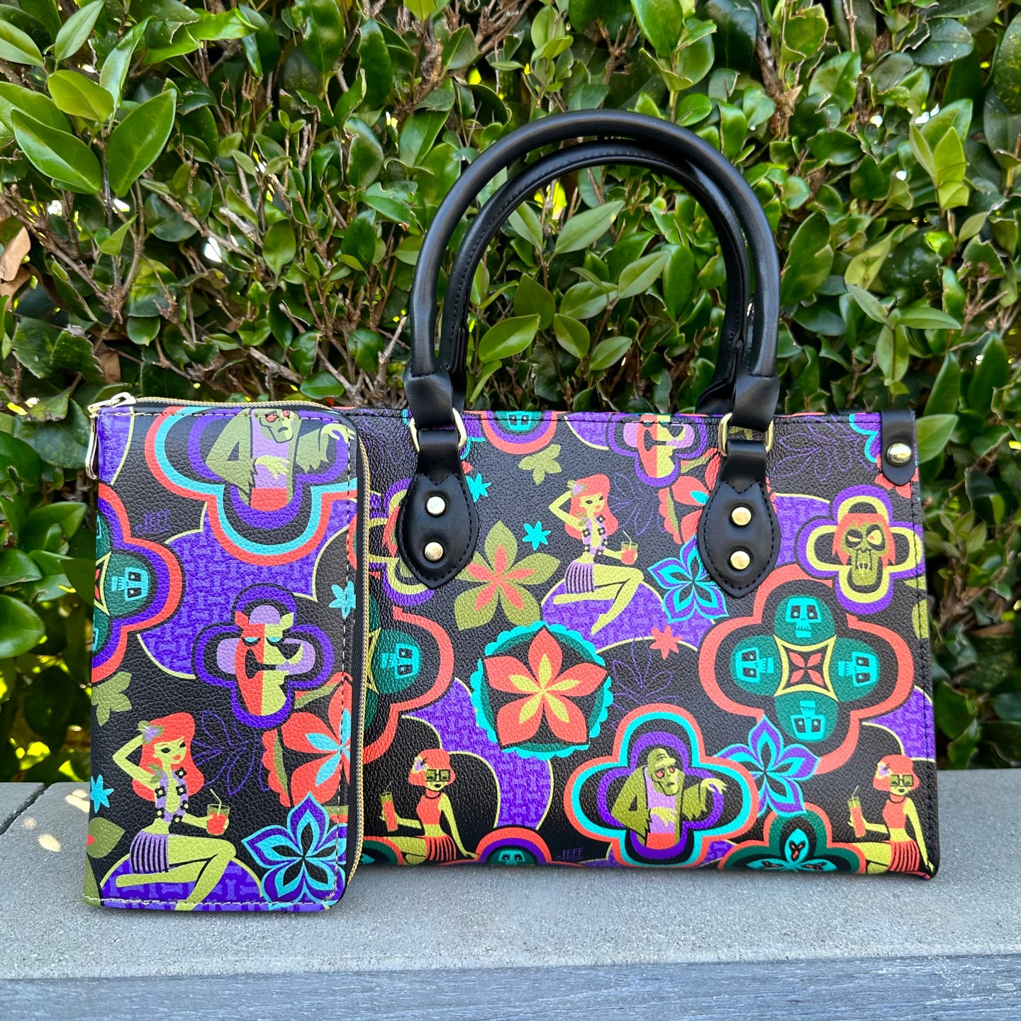 Jeff Granito's 'Zombie Hunter' Handbag and Zippered Wallet Set - Rolling Pre-Order / Ready to Ship!