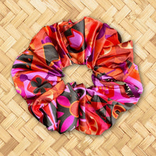 Load image into Gallery viewer, Jeff Granito&#39;s &#39;It&#39;s A Tiki World&#39; Scrunchie - Ready to Ship!
