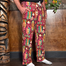 Load image into Gallery viewer, Jeff Granito's 'Spirit of Tiki' Unisex Pajama Pants - Ready to Ship!

