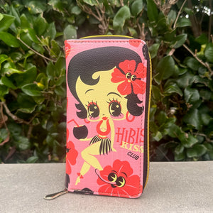 Hibis-Kiss Handbag and Zippered Wallet Set - Ready to Ship!