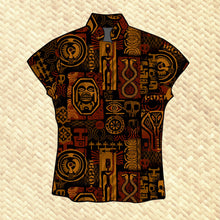 Load image into Gallery viewer, &#39;Traders of the Lost Artifacts&#39; - Womens Aloha Shirt - Ready to Ship!
