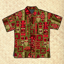 Load image into Gallery viewer, Jeff Granito&#39;s &#39;Island Christmas&#39; Classic Aloha Button Up-Shirt - Unisex - Ready to Ship!
