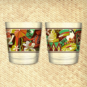 Jeff Granito's 'Island Memories' Mai Tai Cocktail Glass - Ready to Ship!