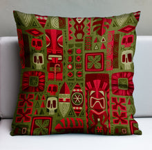 Load image into Gallery viewer, Jeff Granito's 'Island Christmas' Pillow Cover - Ready to Ship! (FREE SHIPPING in U.S.)
