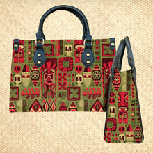 Load image into Gallery viewer, Jeff Granito&#39;s &#39;Island Christmas&#39; Handbag and Zippered Wallet Set - Rolling Pre-Order / Ready to Ship!
