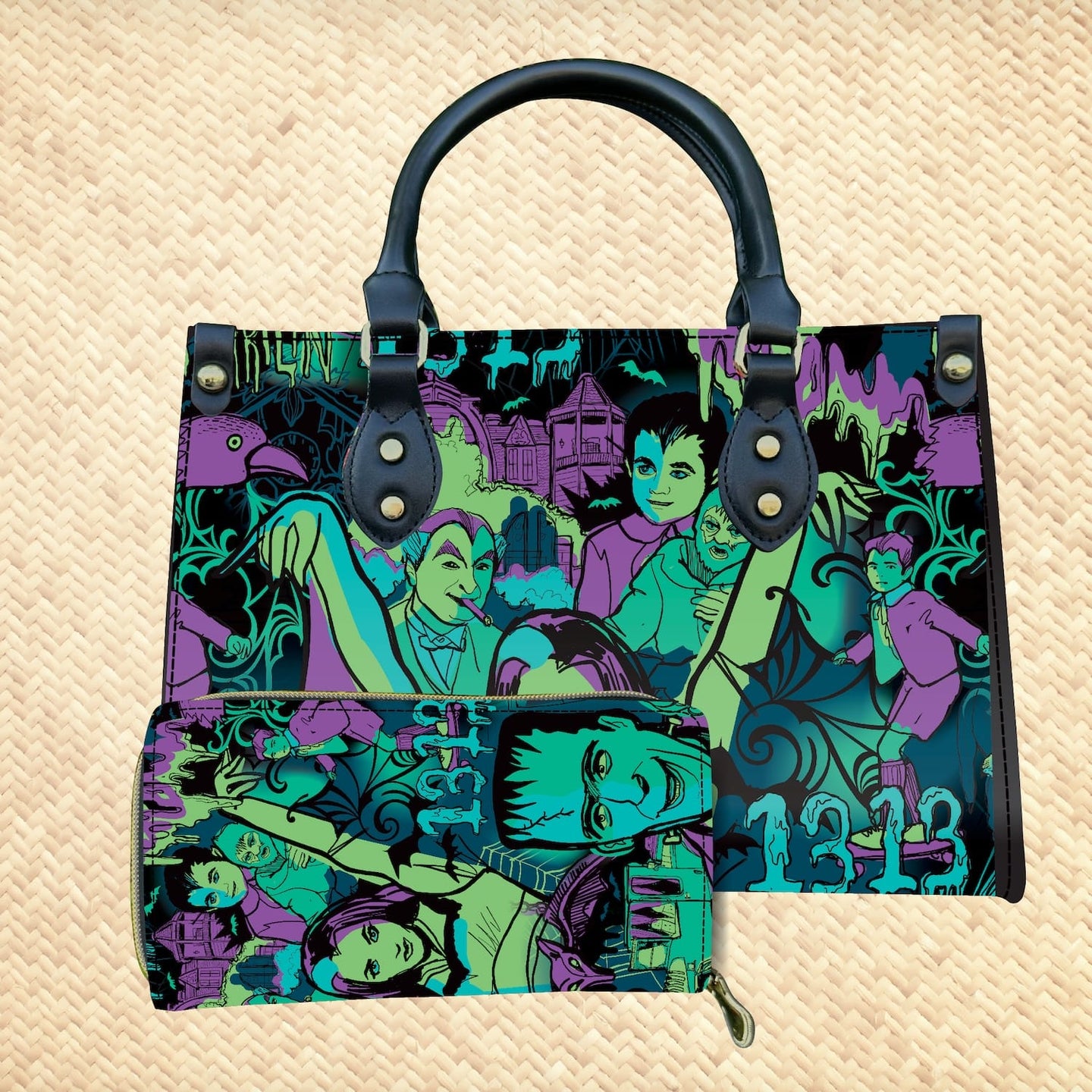 Jeff Granito's '13 Mockingbirds' Handbag and Zippered Wallet Set - Rolling Pre-Order / Ready to Ship!