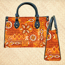 Load image into Gallery viewer, &#39;Alani Tapa&#39; Handbag and Zippered Wallet Set - Pre-Order
