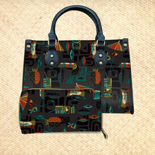 Load image into Gallery viewer, &#39;Atomic Cocktail&#39; Handbag and Zippered Wallet Set - Pre-Order
