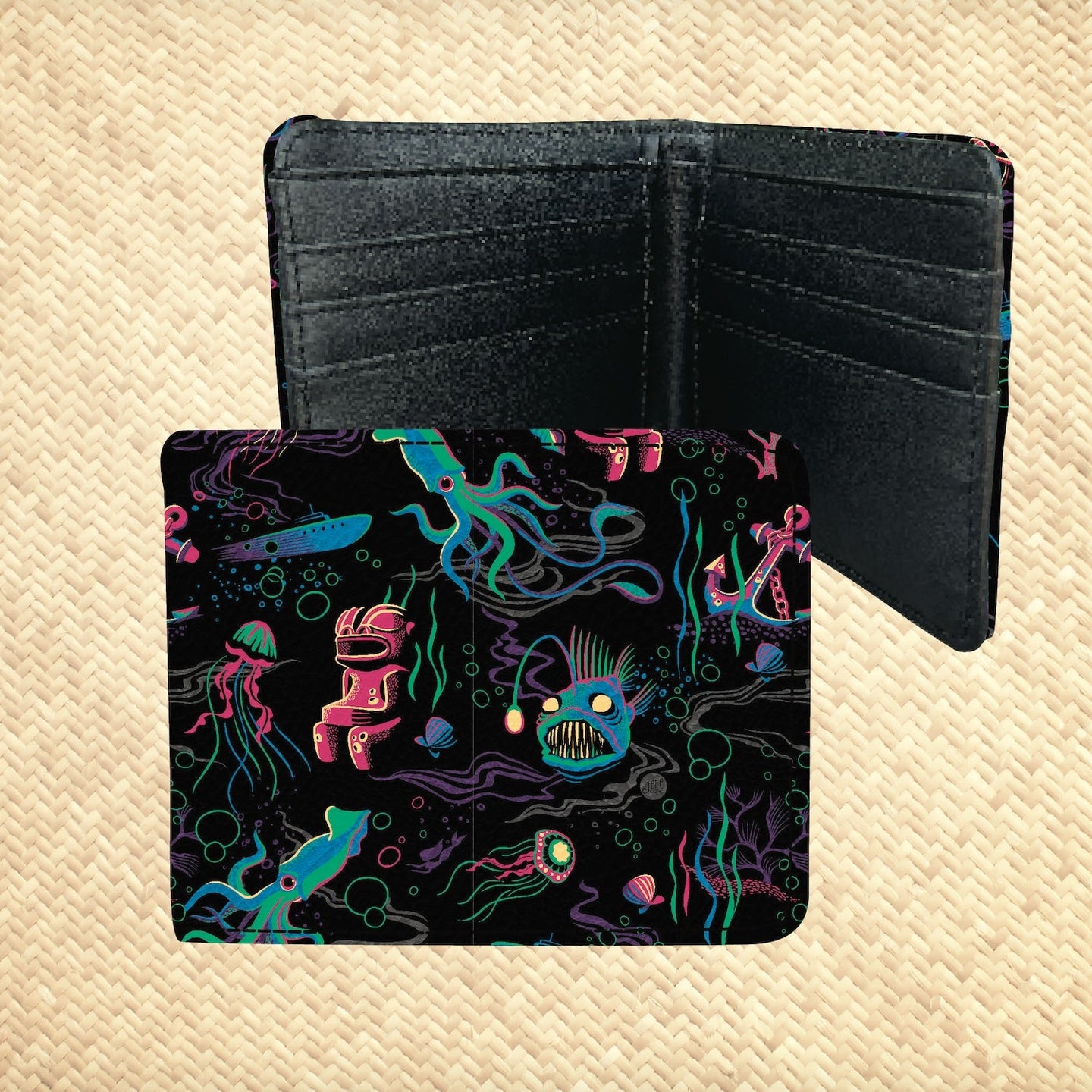Jeff Granito's 'Dwellers of the Deep' Billfold Wallet - Rolling Pre-Order / Ready to Ship!