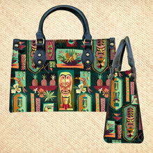 Load image into Gallery viewer, &#39;Gateway to Tiki&#39; Handbag and Zippered Wallet Set - Rolling Pre-Order / Ready to Ship!
