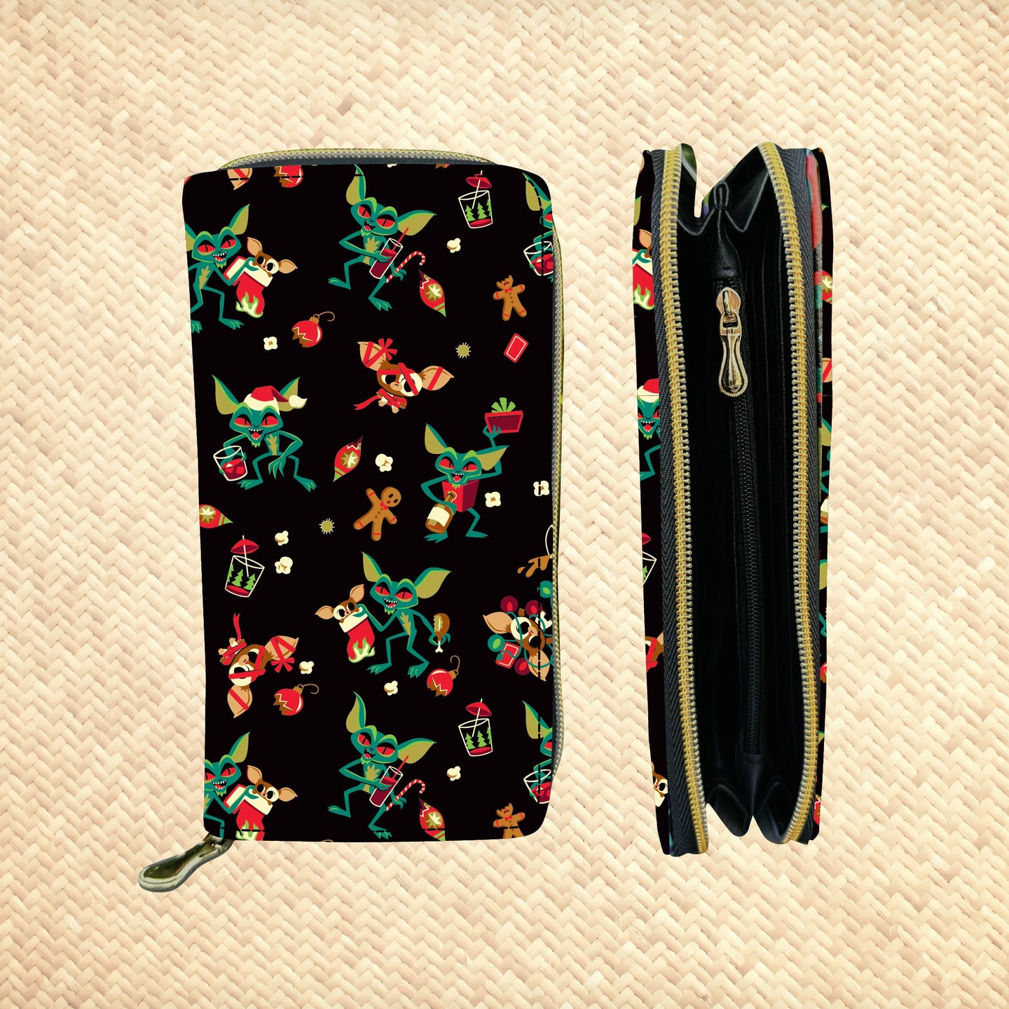 Jeff Granito's 'Wreck the Halls' Zippered Wallet - Rolling Pre-Order / Ready to Ship!