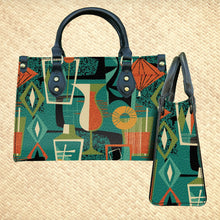 Load image into Gallery viewer, &#39;Modern Bar&#39; Handbag and Zippered Wallet Set - Rolling Pre-Order / Ready to Ship!
