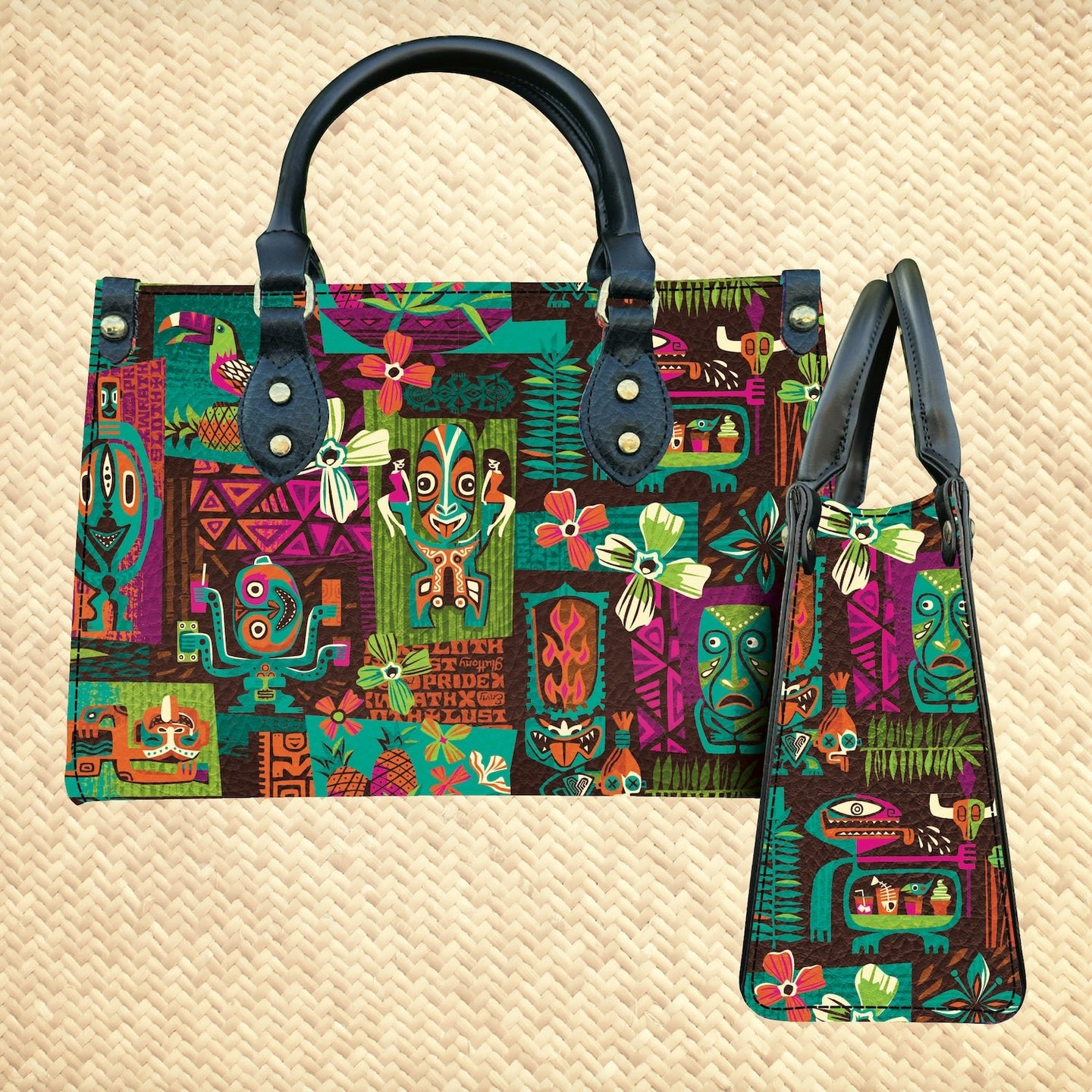 Jeff Granito's 'Sin-Tiki' Handbag and Zippered Wallet Set - Rolling Pre-Order / Ready to Ship!