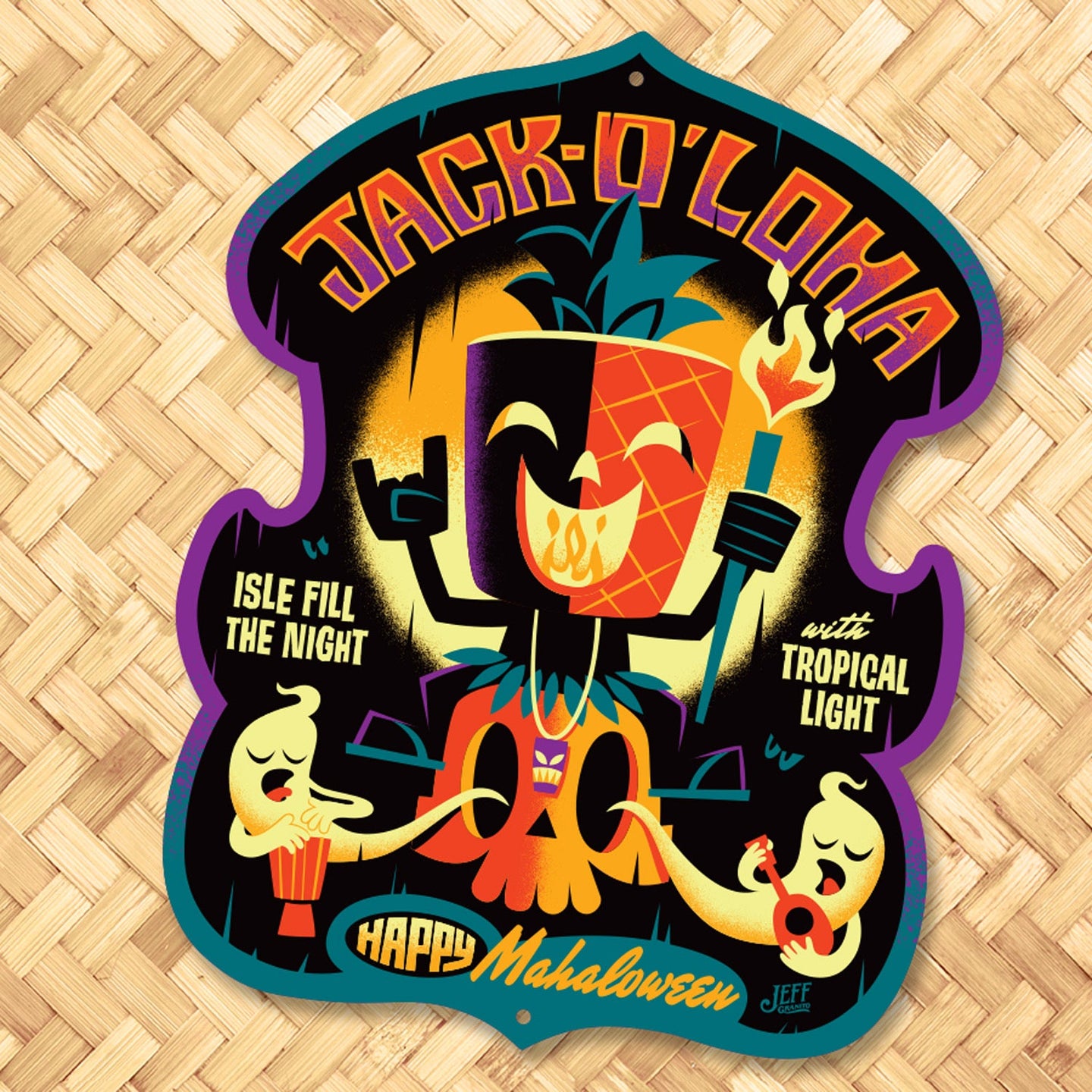 Jeff Granito's 'Jack O'loha' Metal Sign - Pre Order