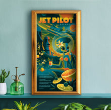 Load image into Gallery viewer, Tiki Cocktail Menu Series: #2 Jet Pilot Print
