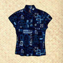 Load image into Gallery viewer, TikiLand Trading Co. X Jeff Granito 'Kihei Shores' - Classic Aloha Button-Up Shirt - Womens - Ready to Ship!
