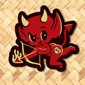 Little Devil Personalized Metal Sign