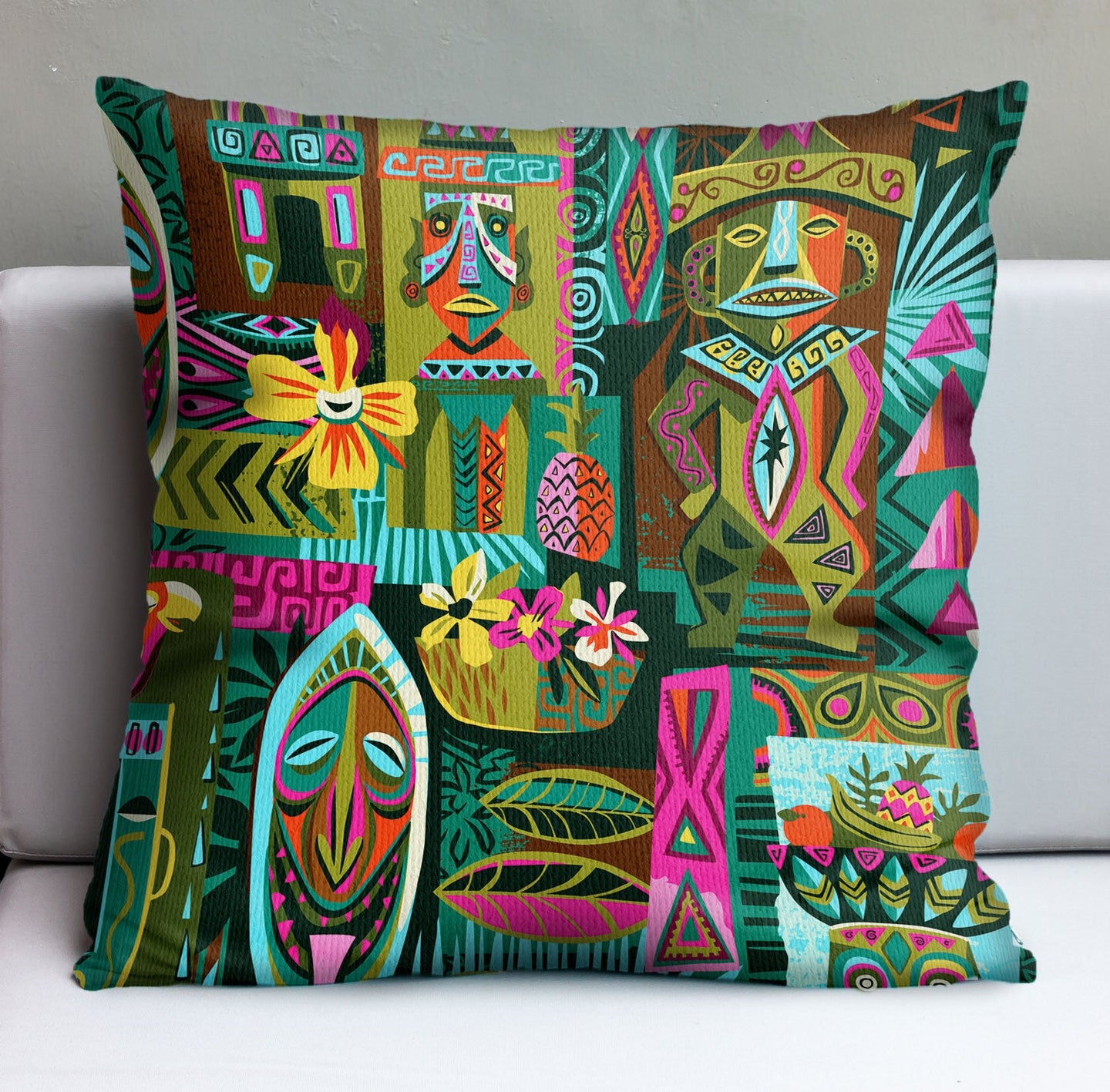 Jeff Granito's 'Lanai Enchantment' Pillow Cover - Ready to Ship! (FREE SHIPPING in U.S.)