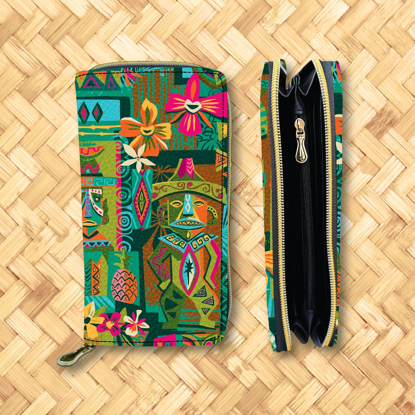 'Lanai Enchantment' Zippered Wallet - Rolling Pre-Order / Ready to Ship!