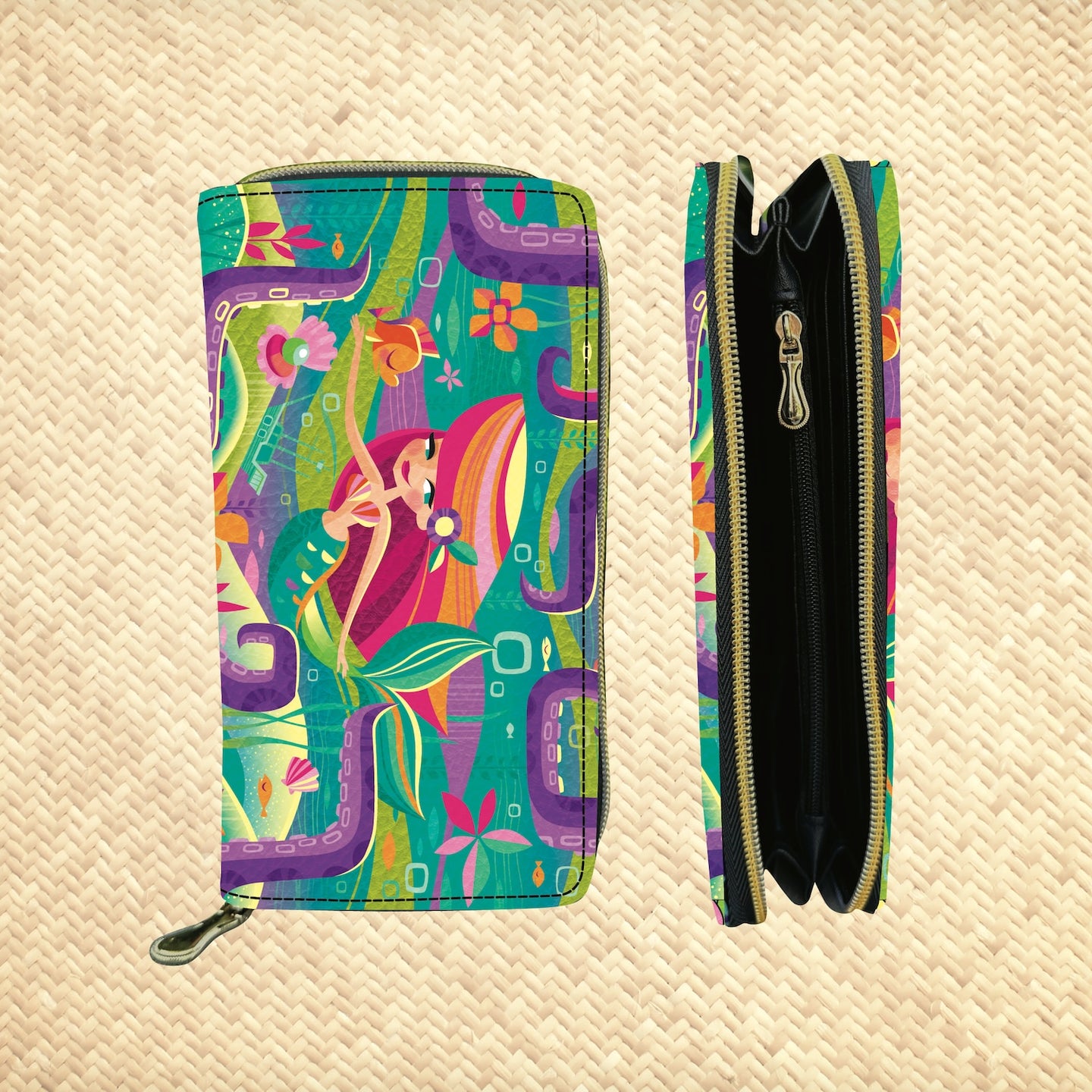 'Littlest Mermaid' Zippered Wallet - Rolling Pre-Order / Ready to Ship!