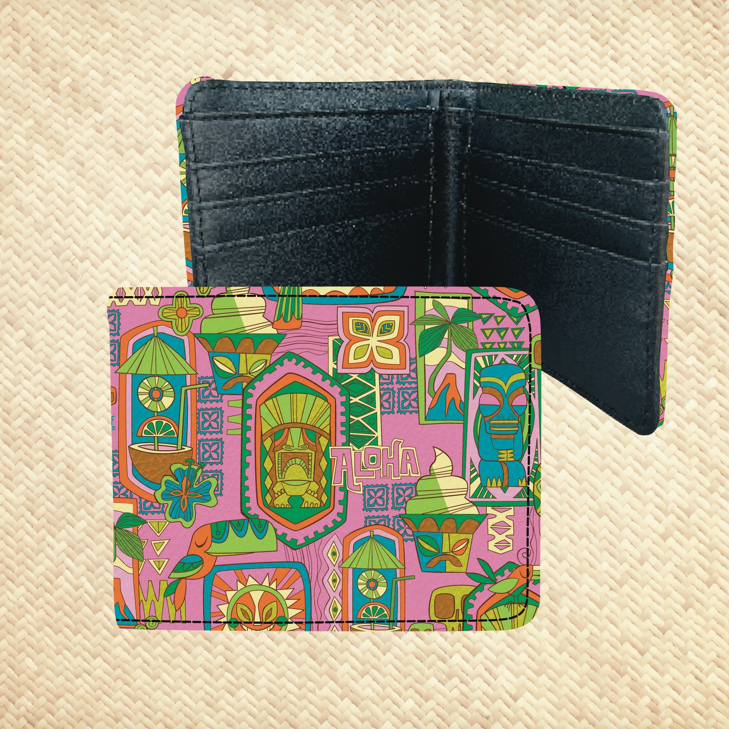 'Lost Adventure Pink' Billfold Wallet - Rolling Pre-Order / Ready to Ship!