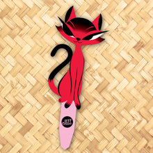 Load image into Gallery viewer, Jeff Granito's ‘Frank' Right-Sided Love Cat Metal Yard Stake - Pre-Order
