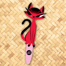 Load image into Gallery viewer, Jeff Granito's 'Liz and Frank' Love Cats Metal Yard Stake Set of TWO (2) - Pre-Order
