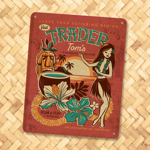 Paradise Island Personalized Metal Sign - Limited Time Pre-Order