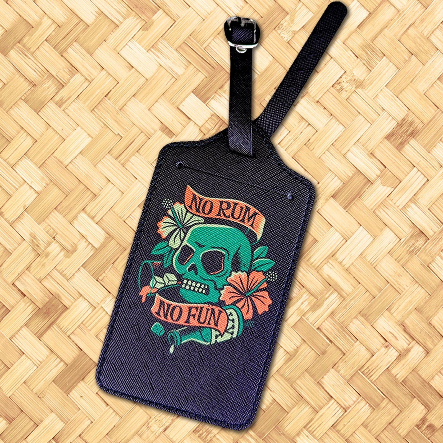 Jeff Granito's 'No Rum No Fun' Luggage Tag - Rolling Pre-Order / Ready to Ship!