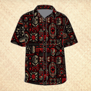 LAST CHANCE, 'Mask Hysteria' Unisex Button-Up Shirt