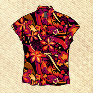 LAST CHANCE, Mauna Pele Womens Aloha Shirt