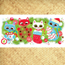 Load image into Gallery viewer, Jeff Granito's 'Festive Cats' Coffee Mug - Pre-Order

